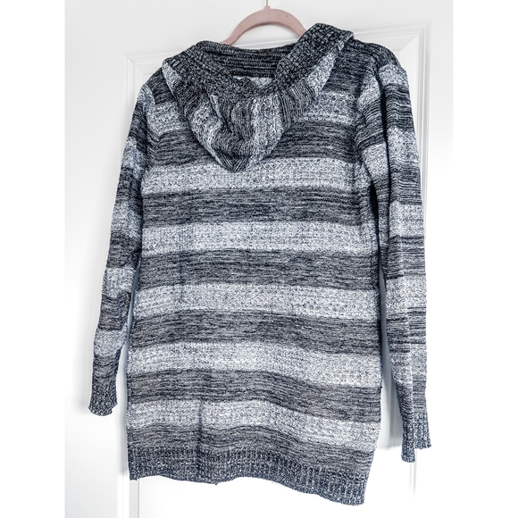 Striped Button Up Sweater - Picture 2 of 2